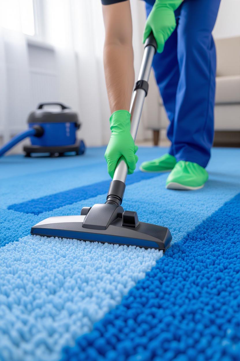 Residential carpet cleaning