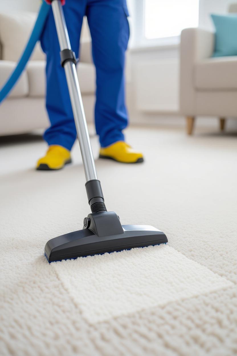 E Carpet Care technician at work