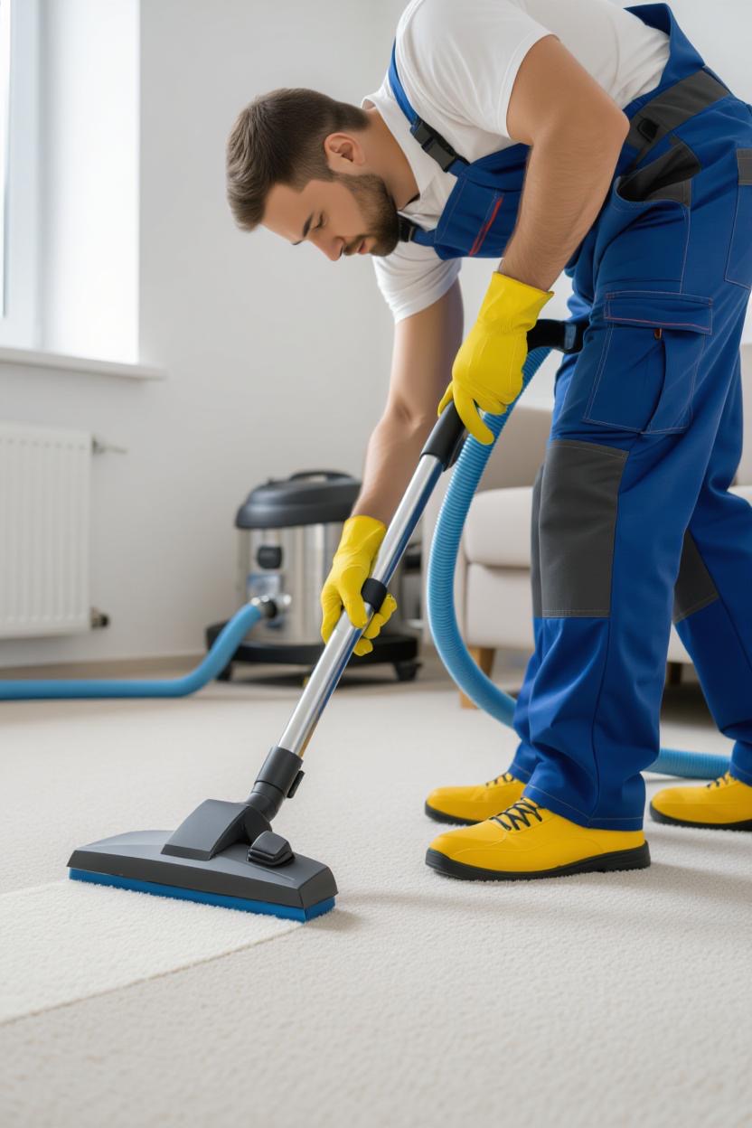 Carpet cleaning before and after
